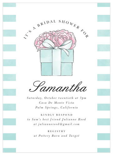 Tiffany and co discount invitations template free