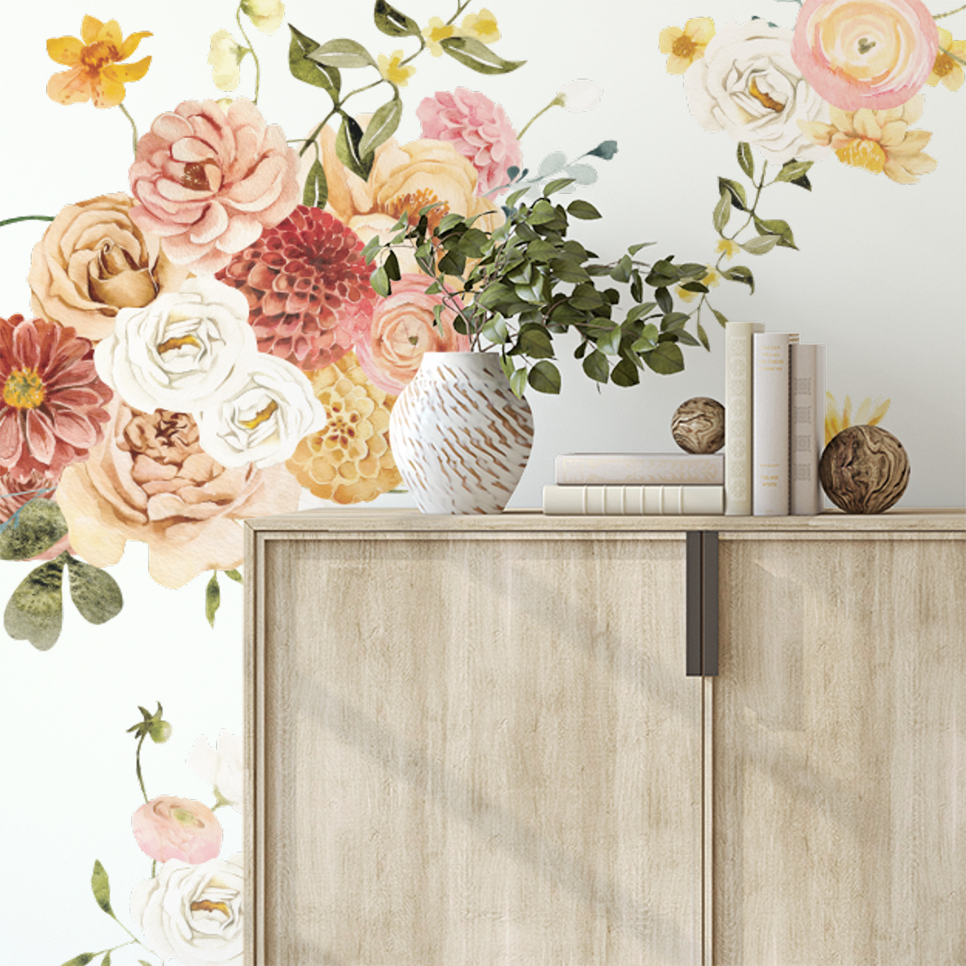 Vintage Floral Wallpaper for Walls