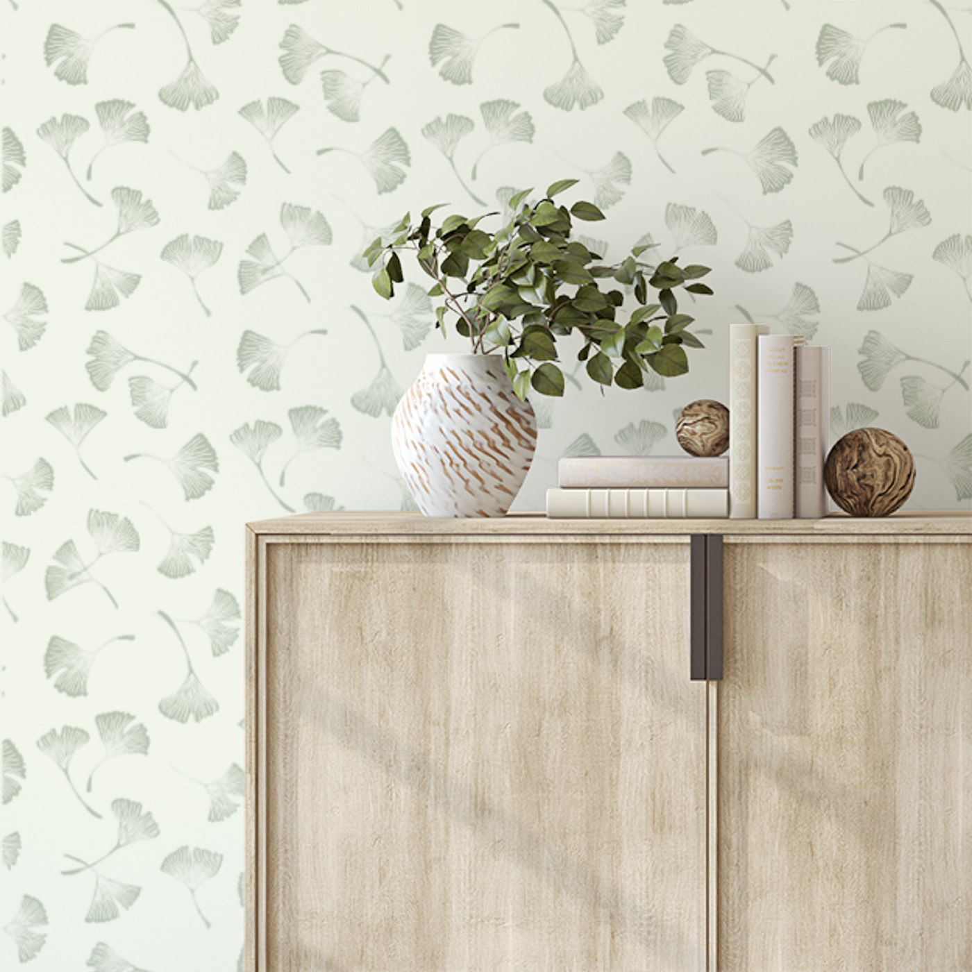 Ginkgo Leaves Wallpaper by Love vs. Design