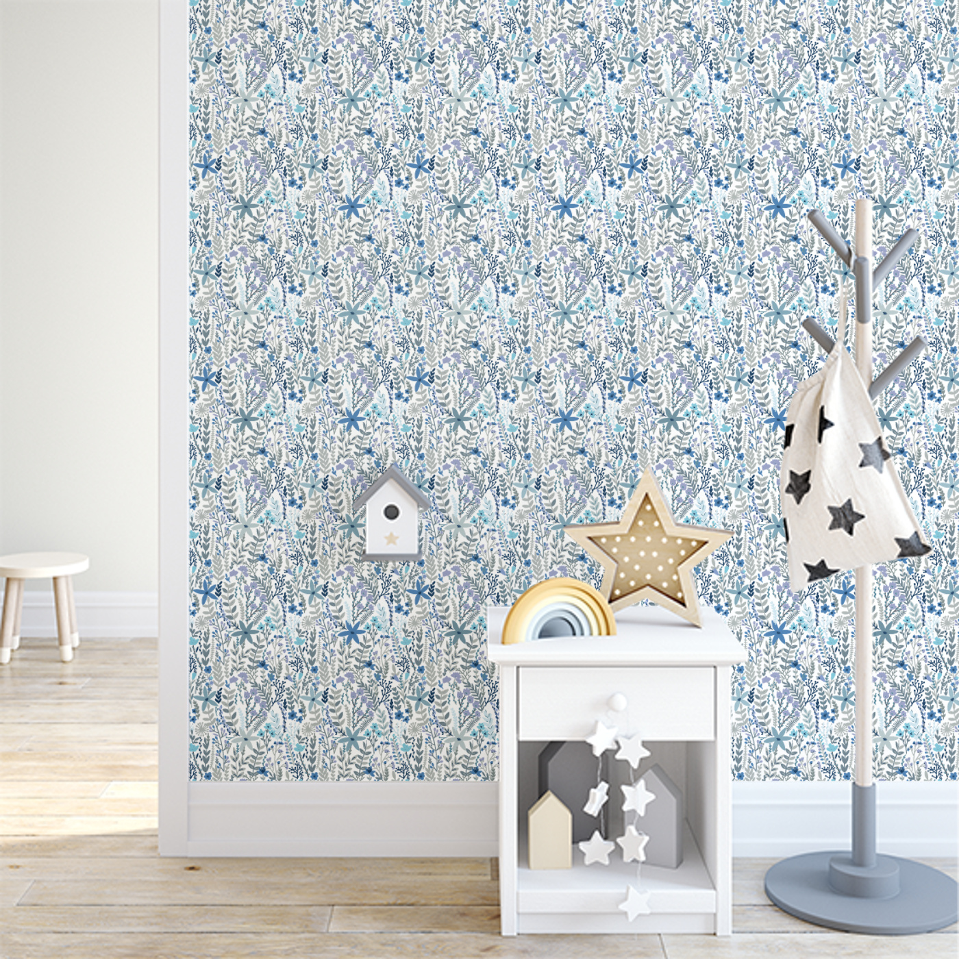 Whimsical Floral Wallpaper  Chelsea Lane  Company