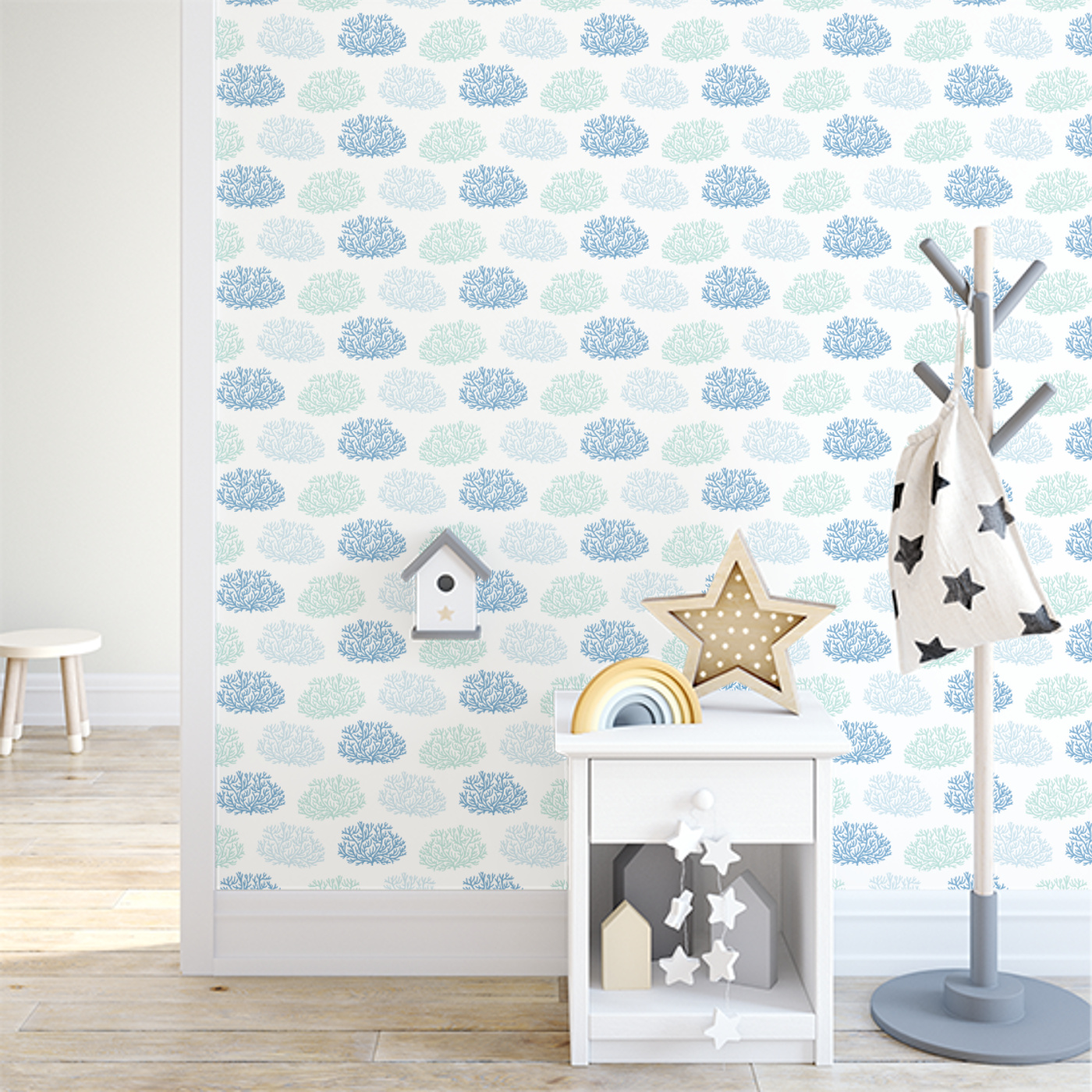 Sea Coral Peel And Stick Removable Wallpaper | Love vs. Design