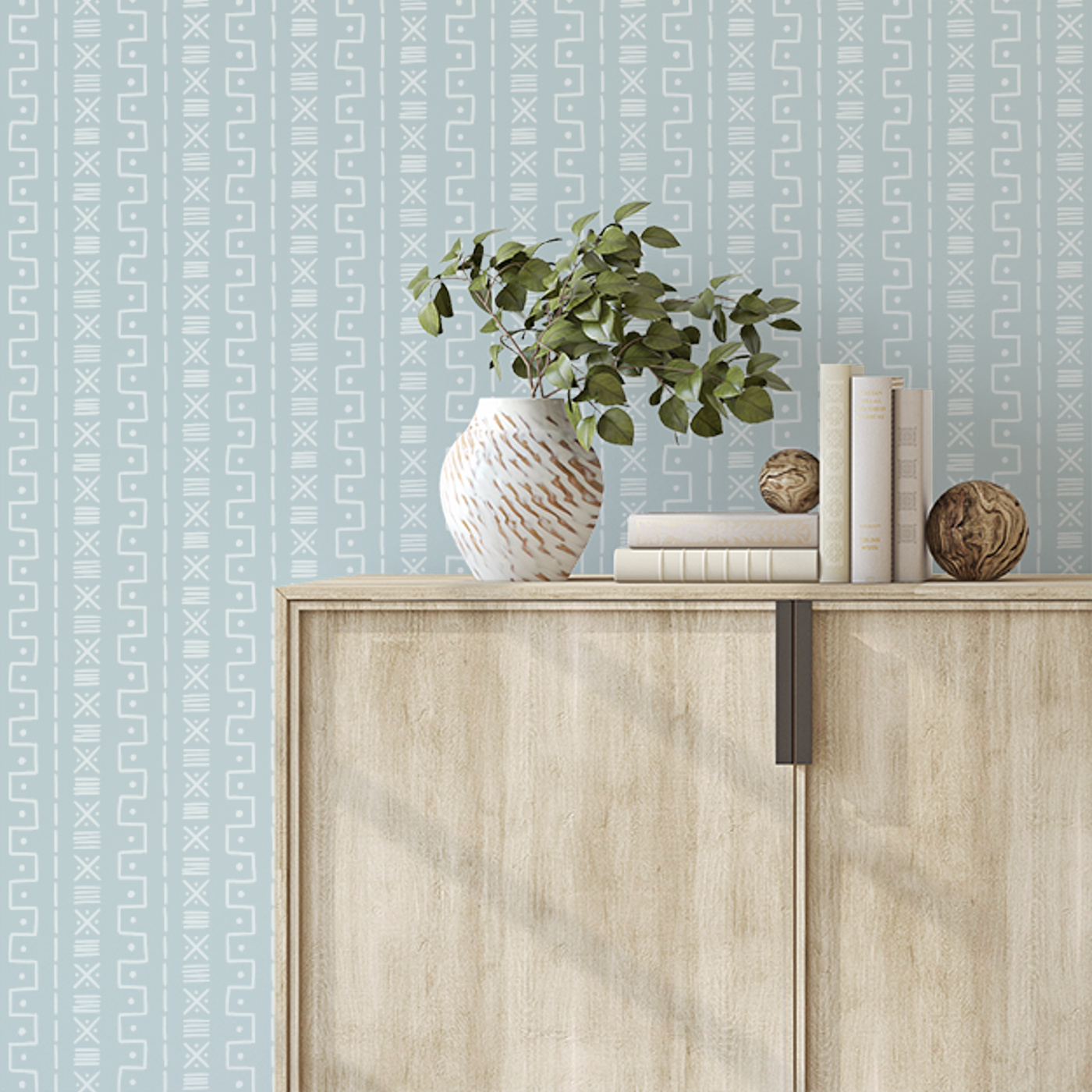 UE80600 Mudcloth Global Style Wallpaper