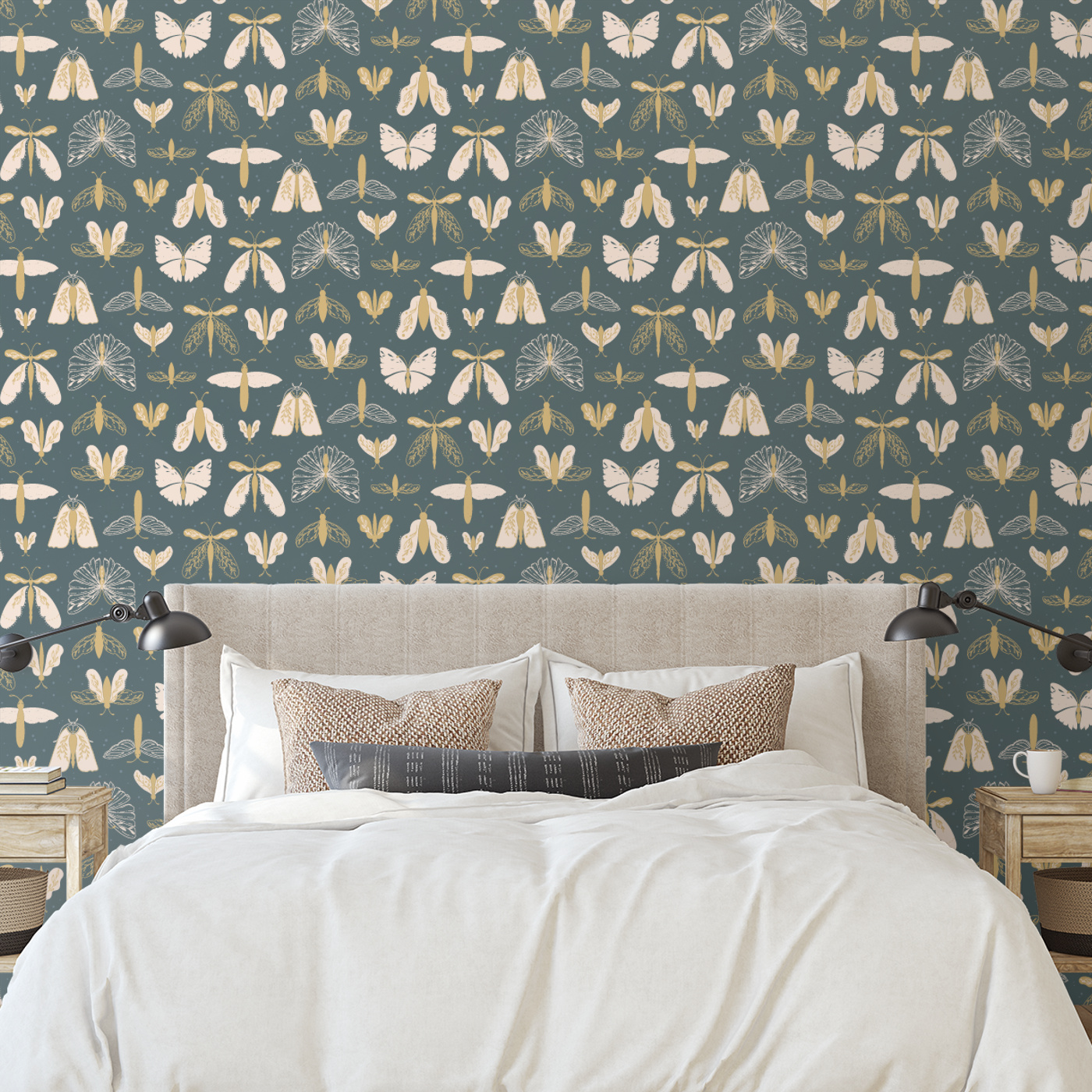 Dark Vintage Butterfly Wallpaper Perfect to Add Charm to Any 