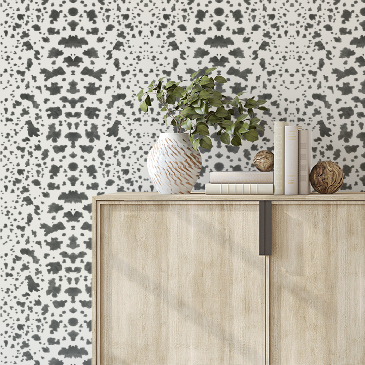 Classic Cow Peel and Stick Removable Wallpaper