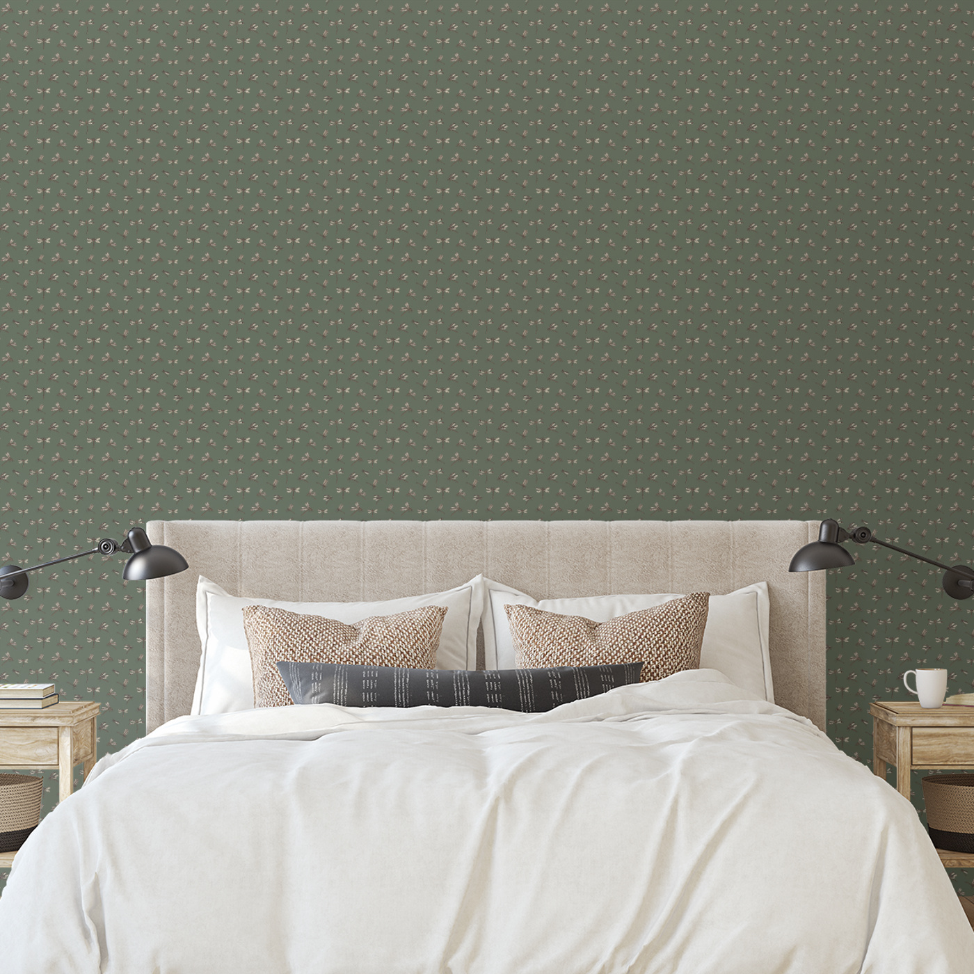 Dragonfly Collection Peel and Stick Removable Wallpaper | Love vs. Design