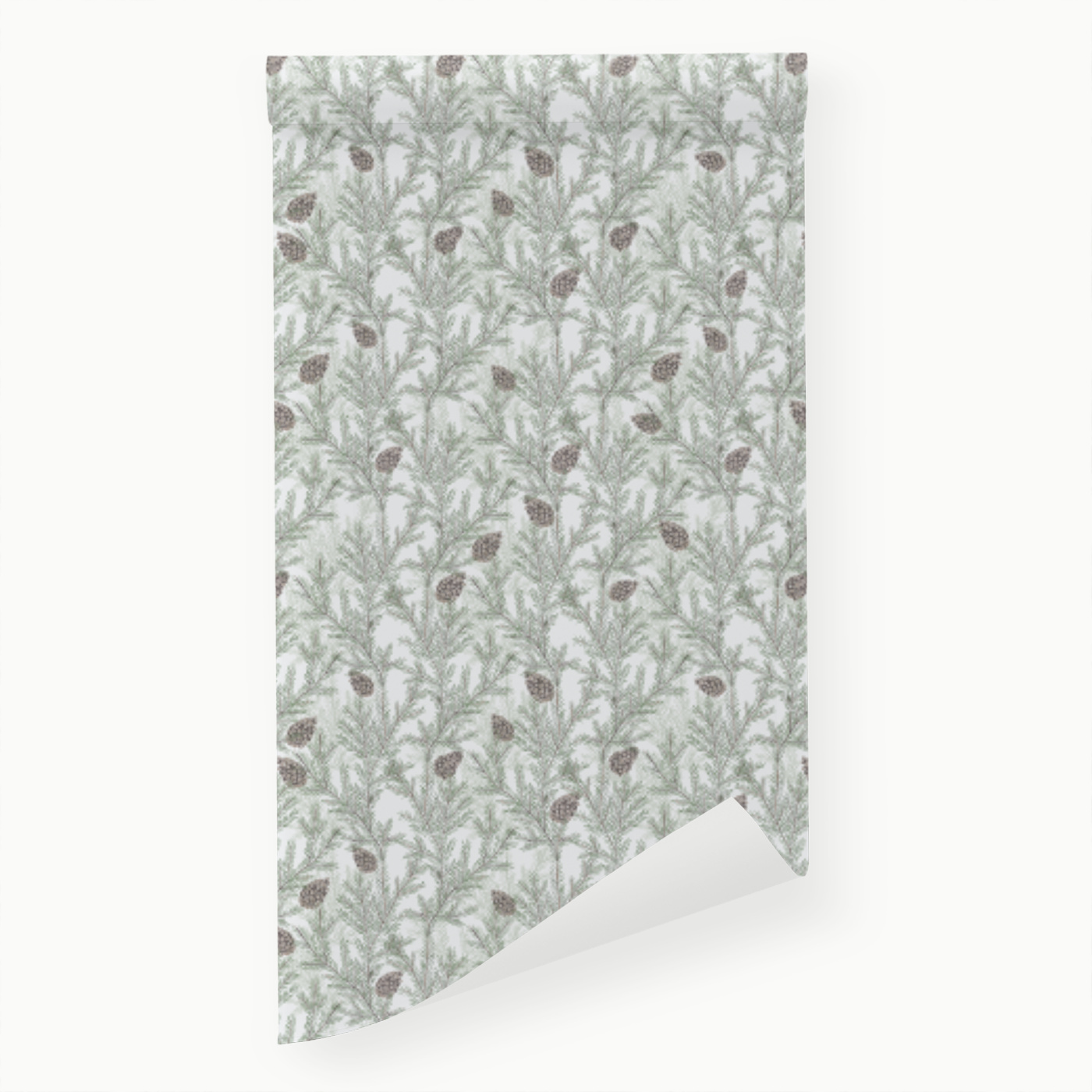 Pine Boughs Peel and Stick Removable Wallpaper | Love vs. Design