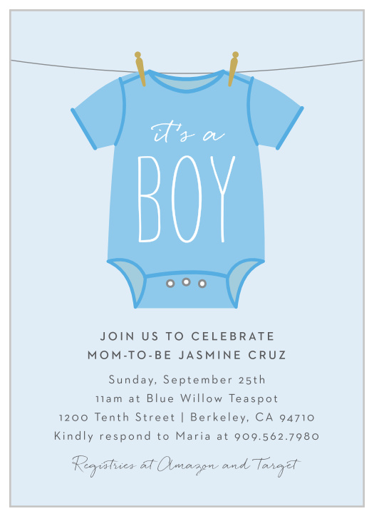 Printable onesie baby sales shower invitations